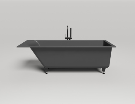 Ванна из литьевго мрамора Salini CASCATA 104213G 180х80 встраиваемая прямоугольная с ножками